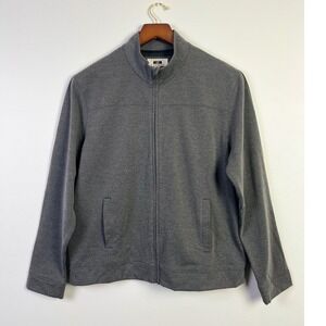 Joseph‎ Abboud Normcore Performance Jacket Full Zip Mock Neck Gray XXL New